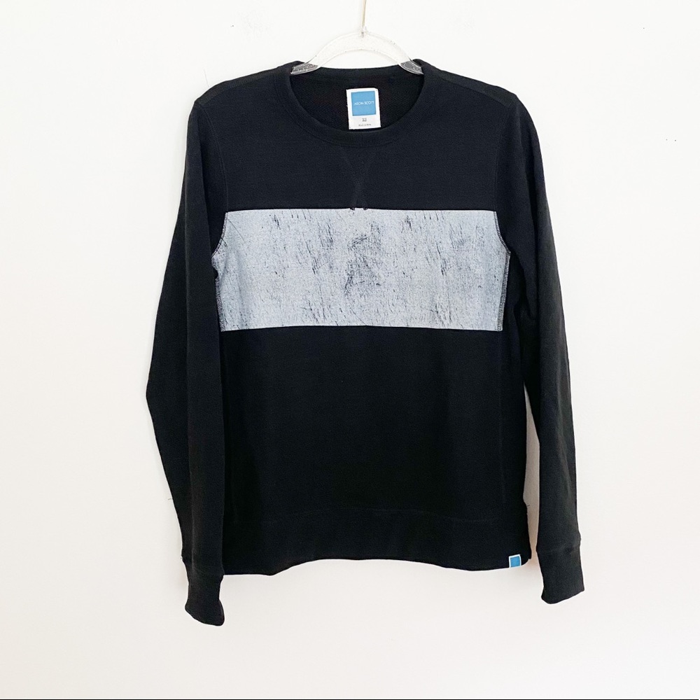 Jason Scott Distressed Black sweatshirt sweater